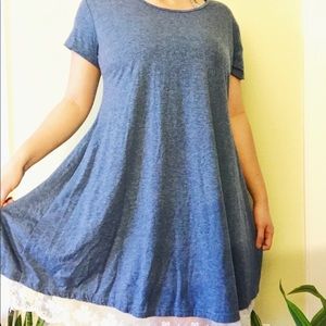 Blue Comfy Dress (L)